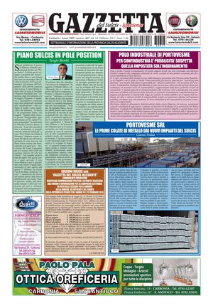 Gazzetta del Sulcis Iglesiente N° 617 del 14 Febbraio 2013 