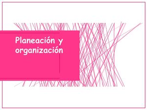 RELACIÓN DE PLANEACION Y ORGANIZACIÓN DENTRO DEL PROCESO ADMINISTRATIVO