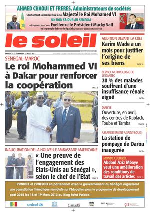Edition du 16 - 17 Mars 2013