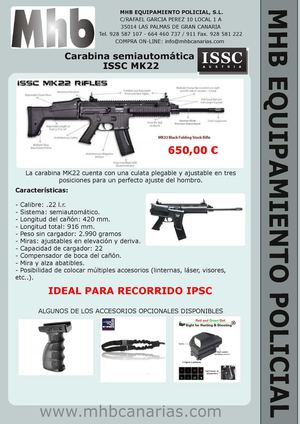 CARABINA ISSC CAL 22 MK22