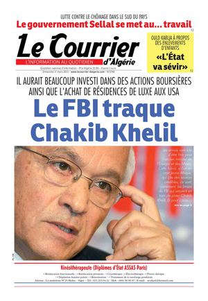 Le Courrier d'Algérie du dimanche 17 mars 2013