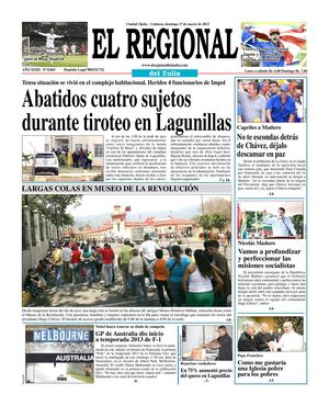 El Regional del Zulia 17-03-2013