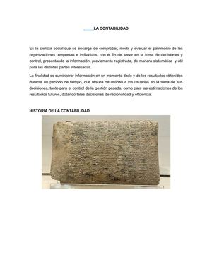 HISTORIA DE LA CONTABILIDAD