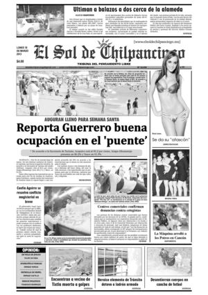 El Sol de Chilpancingo - 18 Marzo 2013