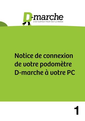 manuel de connexion du podomètre