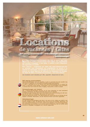 Locations de vacances du Pays d'Aubenas-Vals-Antraïgues