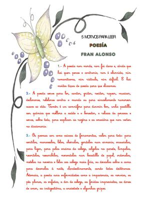 RAZONES PARA LEER POESÍA