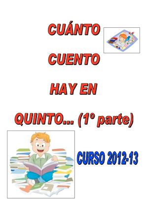 CUANTO CUENTO HAY EN 5º (PRIMERA PARTE)