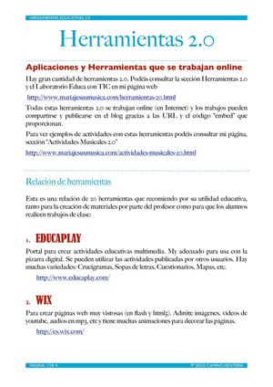20 herramiento para edu 2.o