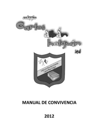 Manual de Convivencia Carlos Albán Holguín IED