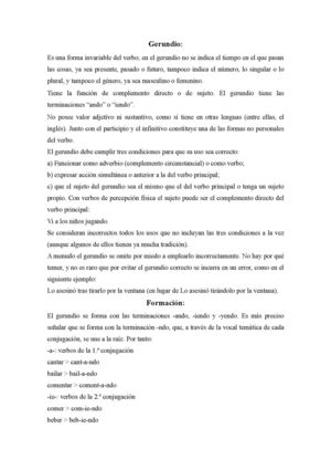 Getundio e Infinitivo