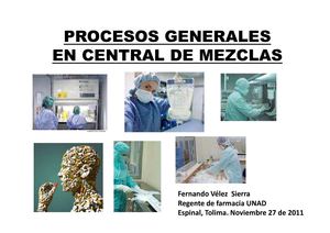 Procesos Generales Central de Mezclas