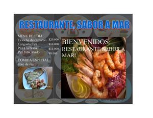 Sabor a mar, platos tipicos del mar