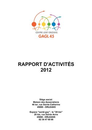 2012 - Rapport d'activités GAGL 45