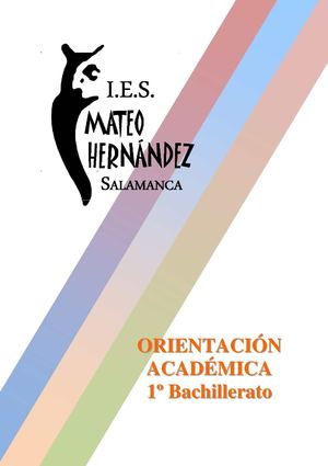 Orientación 1º Bachillerato