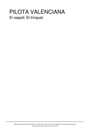 PILOTA VALENCIANA
