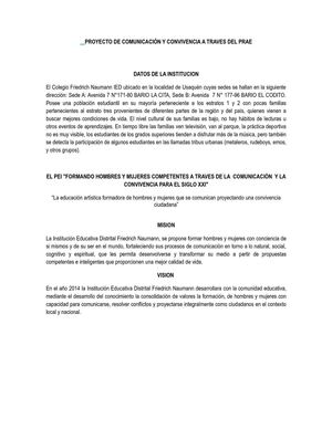 Proyecto Friedrich Naumann