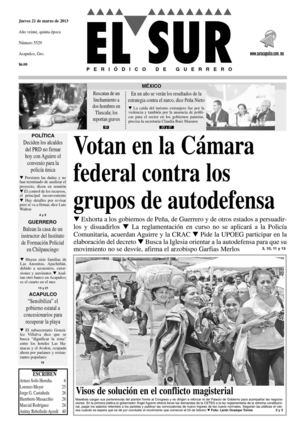 El Sur 21 de marzo de 2013
