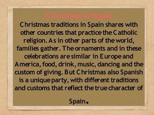 Spanish Christmas 