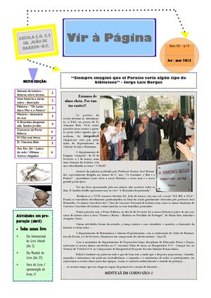 Boletim da BE - fevereiro e março 2013