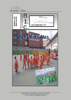 Boletín Informativo Colegio Tomás Bretón