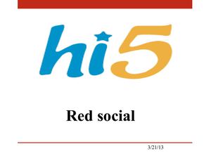 RED SOCIAL HI5