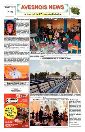 AVESNOIS NEWS N° 196