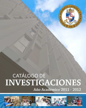 Catálogo de Investigaciones PUCPR 2011-2012