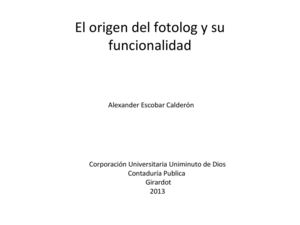 EL ORIGEN DE FOTOLOG Y SU FUNCIONALIDAD