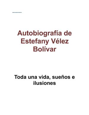 Mi Autobiografia...
