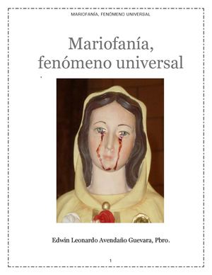 Mariofanía, fenómeno universal