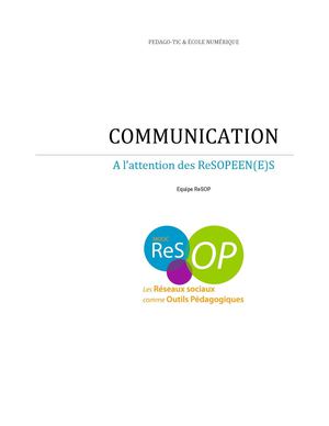 COMMUNICATION_ReSOP
