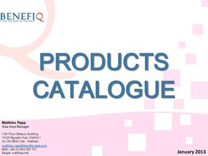 BENEFIQ - Food & Beverages Product Presentation - V6