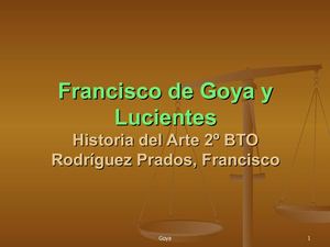 Francisco de Goya y Lucientes