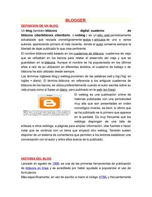 introduccion a blogger