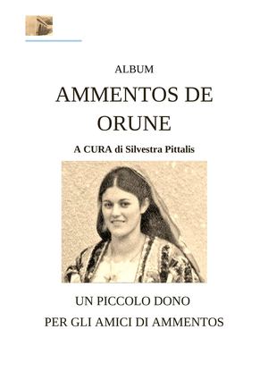 1° Album di Ammentos de Orune