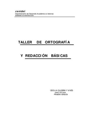 ORTOGRAFÍA BÁSICA DEL ESPAÑOL