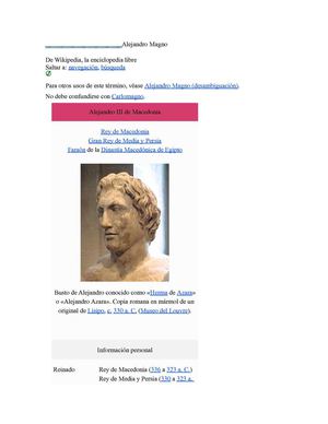 cULTURA gENERAL-Alejandro Magno
