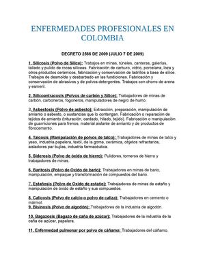 ENFERMEDADES PROFESIONALES