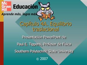 priemera condición de equilibrio