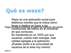 QUE ES WAZE