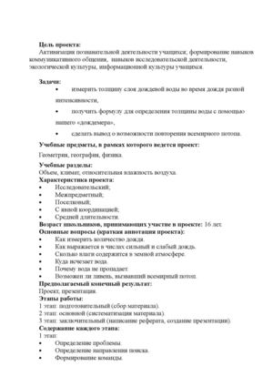 Наводнение от дождя