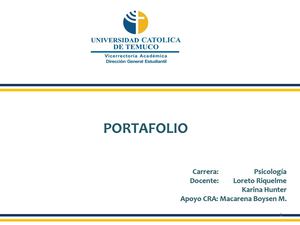 ¿Qué saber de un Portafolio?