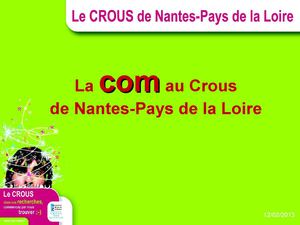 La communication au Crous de Nantes