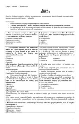 ensayo simce