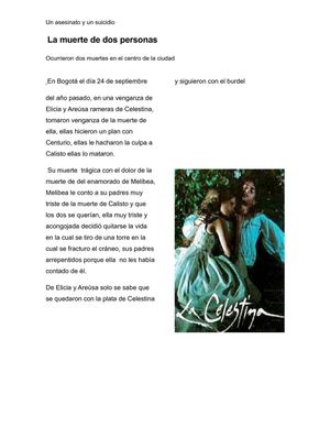 Noticia de La Celestina