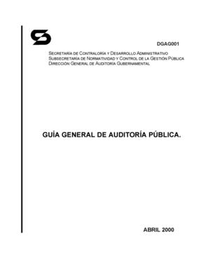 GUIA DE AUDITORIA
