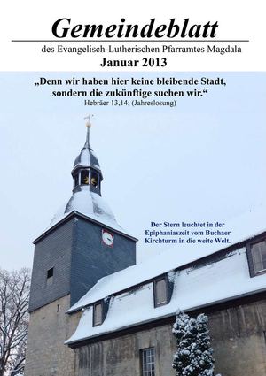 Gemeindeblatt Januar 2013