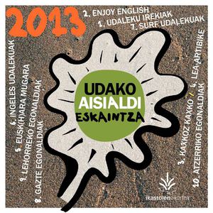 2013 UDAKO AISIALDI ESKAINTZA