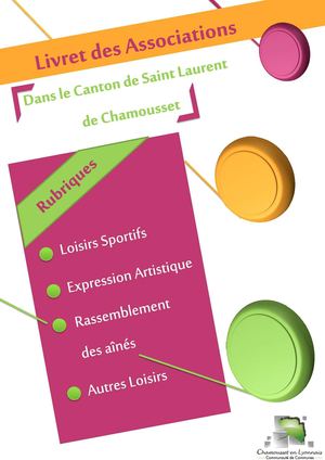 Livret des associations à Chamousset en Lyonnais
